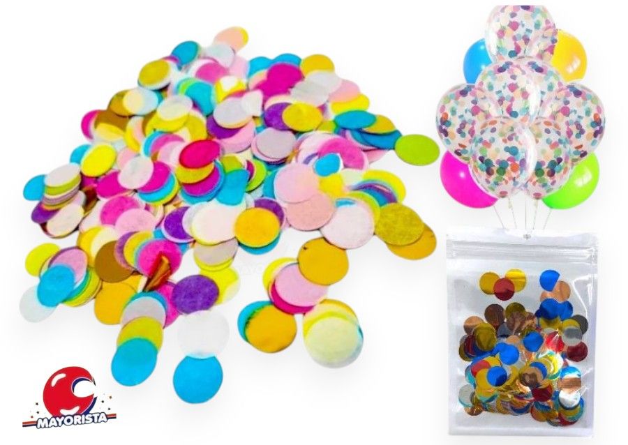 [4159] CONFETTI METAL MULTICOLOR X 10 GRS (YJ0560) YJ IMPORT