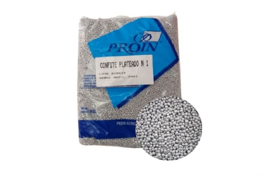 [000000022457] CONFITE PLATEADO N1 X 1 KG - PROIN