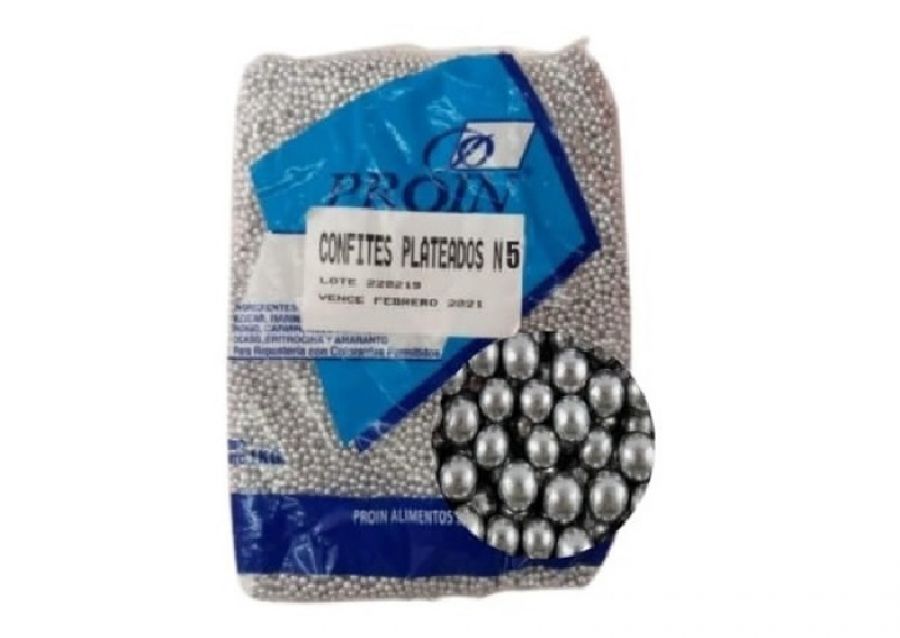 [000000022461] CONFITE PLATEADO N5 X 1 KG - PROIN