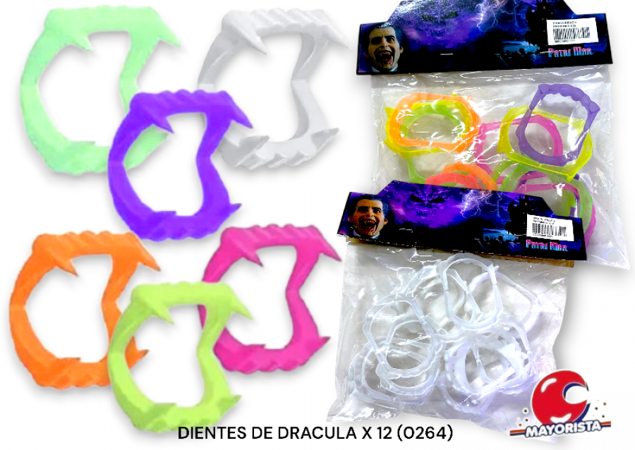 [000000501111] DIENTES DE DRACULA X 12 (0264) PATRIMAR