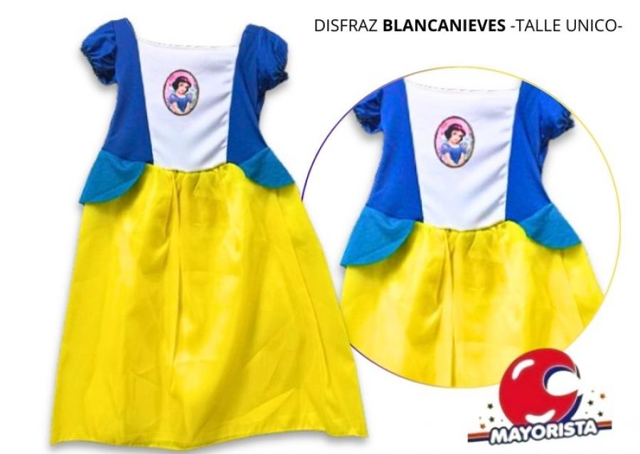 [2622] DISFRAZ BLANCANIEVES TALLE UNICO (LEON)