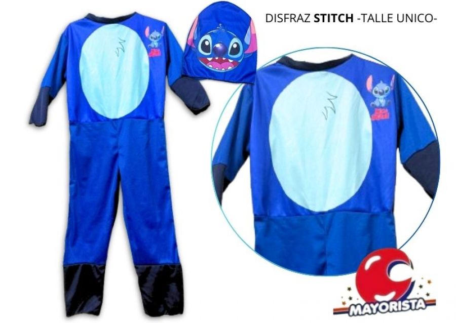 [3545] DISFRAZ STITCH TALLE UNICO (LEON)