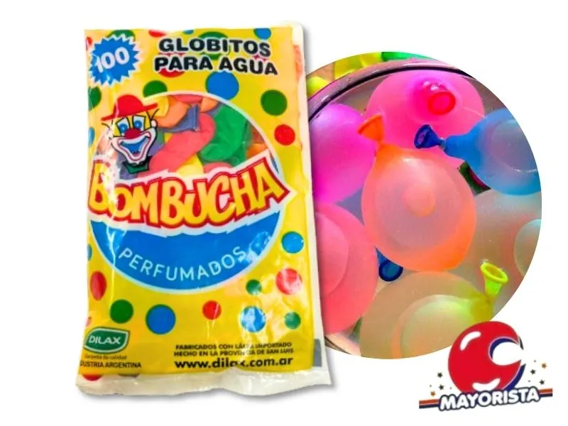 [7798194159101] GLOBITOS PARA AGUA BOMBUCHA X 100 DILAX