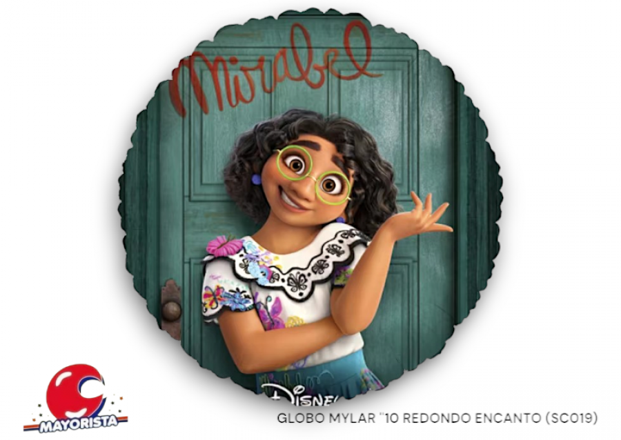 [5208] GLOBO MYLAR 10 REDONDO ENCANTO 25CM (SC019) CHG