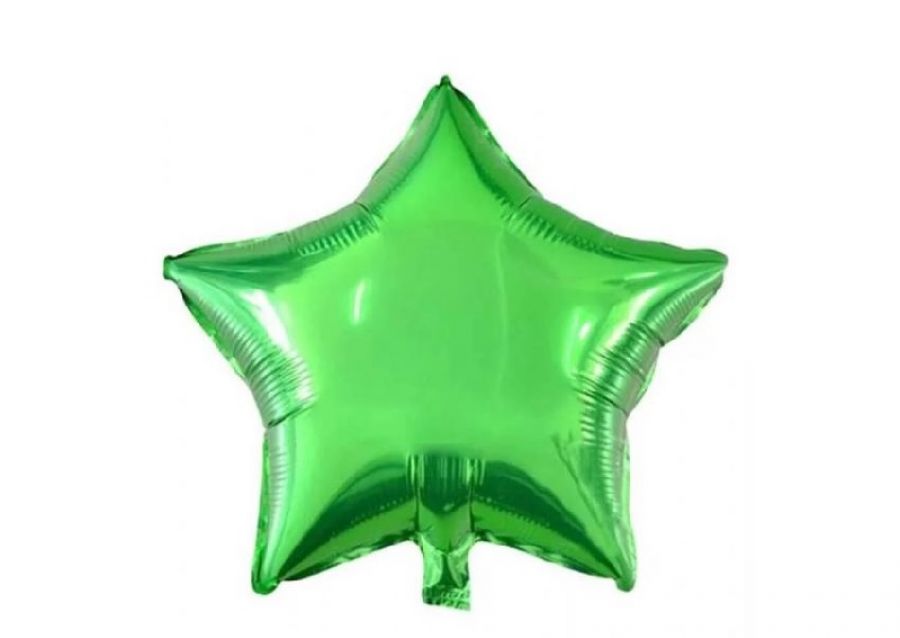[6022] GLOBO MYLAR 18 ESTRELLA VERDE (45CM) ERIK