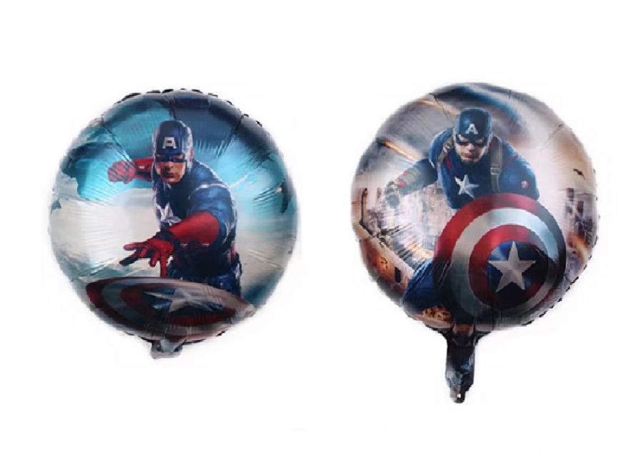 [2837] GLOBO MYLAR 18 REDONDO CAPITAN AMERICA 45CM (10461) CHG