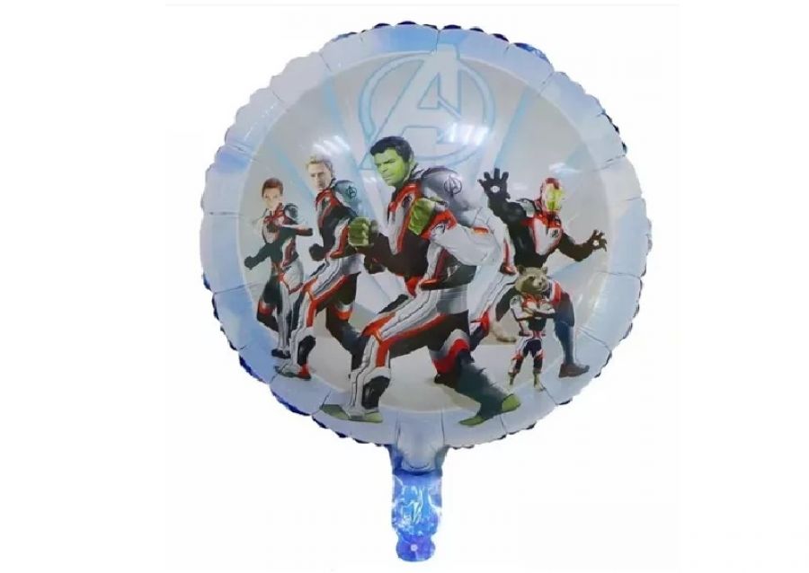 GLOBO MYLAR 18 REDONDO PERSONAJES MARVEL 45CM (PLSMW-018) CHG
