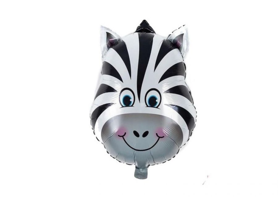 GLOBO MYLAR CABEZA CEBRA 40CM (M2169/B0172) CHG