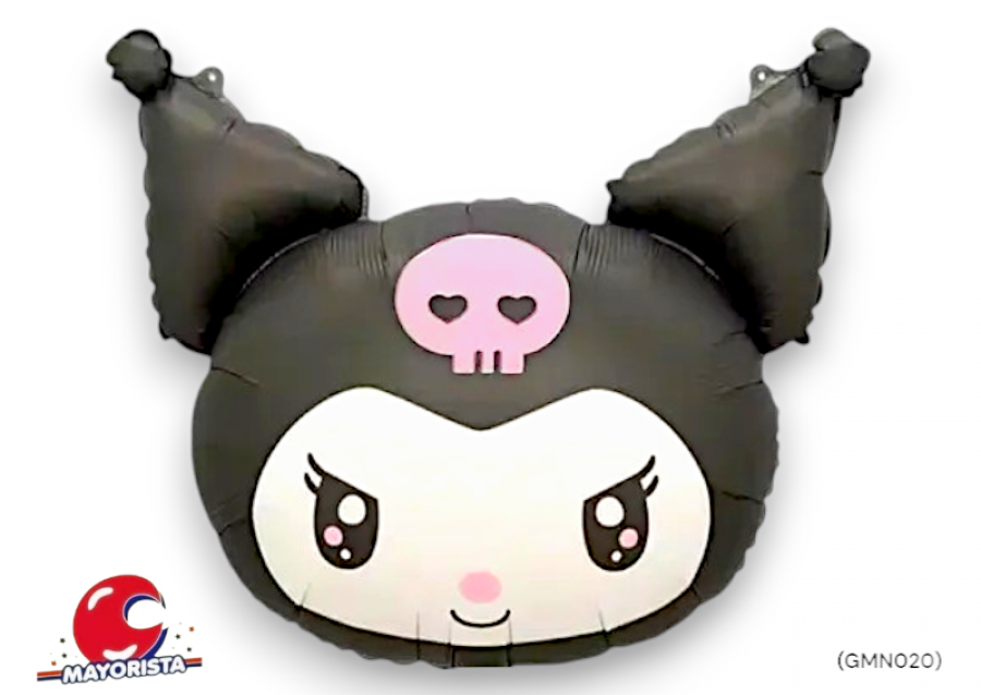 GLOBO MYLAR CABEZA KUROMI 40 CM (GMN020) CHG