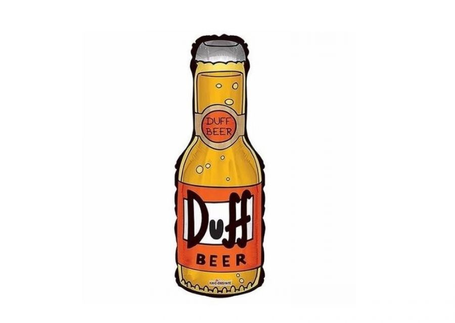 GLOBO MYLAR SILUETA BOTELLA DUFF BEER 70 CM (10111) CHG
