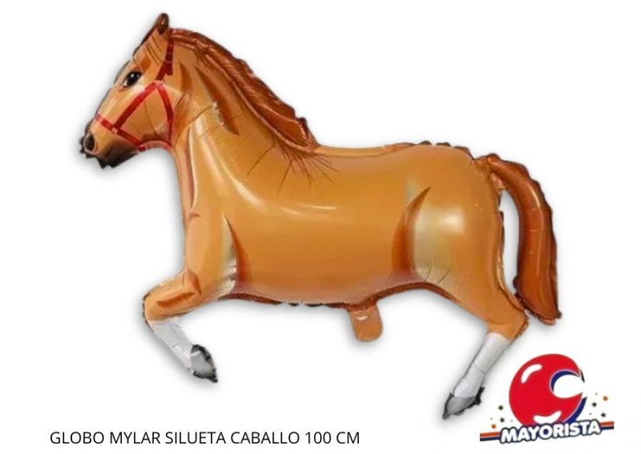 GLOBO MYLAR SILUETA CABALLO 100 CM - CHG