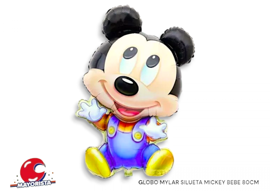 GLOBO MYLAR SILUETA MICKEY BEBE 80CM (GF-A0190) CHG