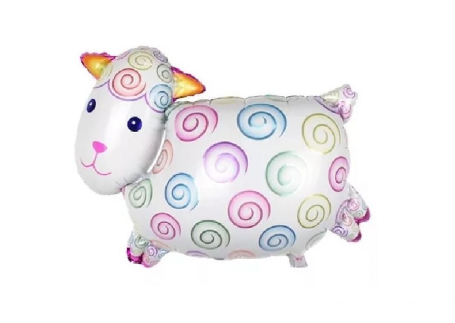 [6354] GLOBO MYLAR SILUETA OVEJA 40CM (TK-20728/B0217) CHG