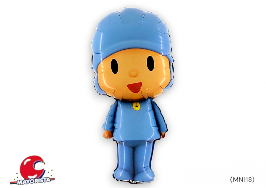 [2416] GLOBO MYLAR SILUETA POCOYO 40 CM (MN118) CHG