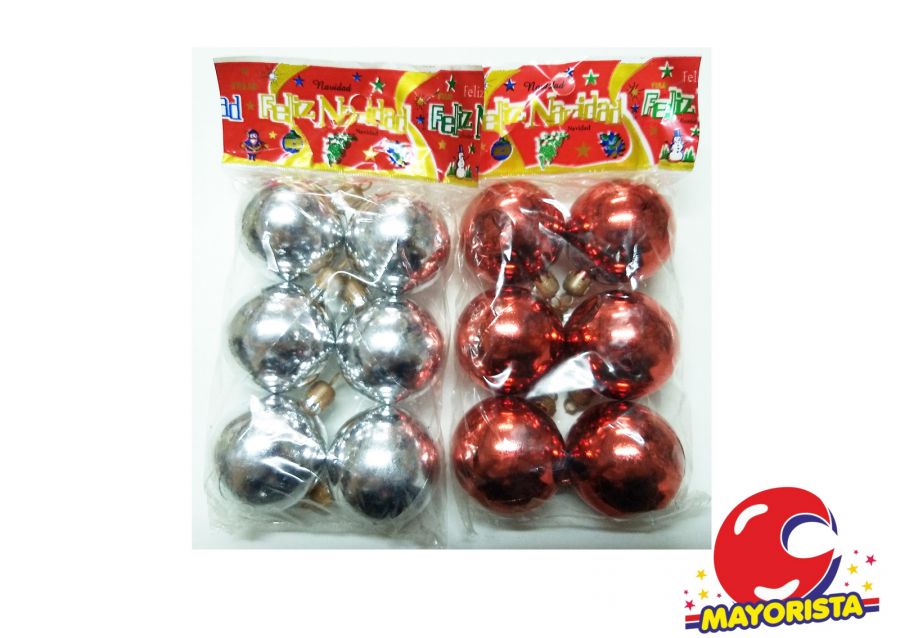 [2397] GLOBO N5 X 6 GLITTER/METALIZADO/SATINADO 4 COLORES (93428) TANTI AUGURI