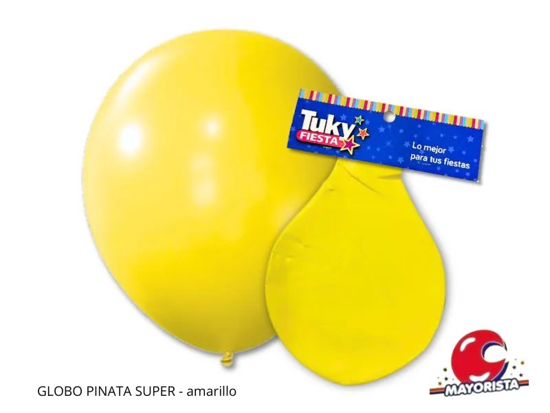 [9547] GLOBO PINATA SUPER AMARILLA - TUKY