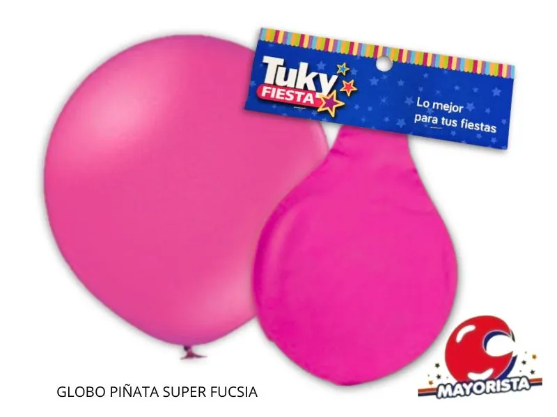 [9601] GLOBO PINATA SUPER FUCSIA - TUKY