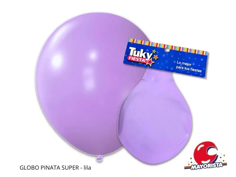 [6258] GLOBO PINATA SUPER LILA - TUKY