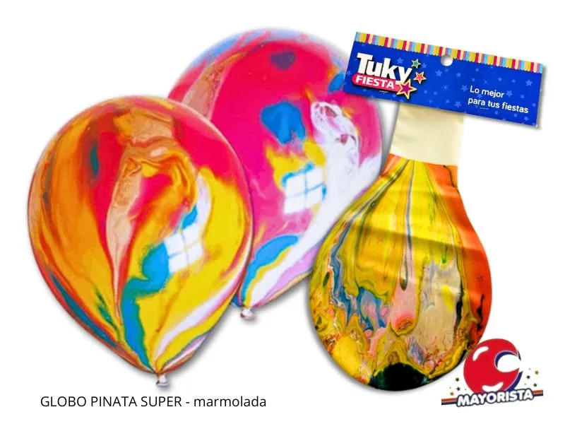 [9737] GLOBO PINATA SUPER MARMOLADA/JASPEADA - TUKY