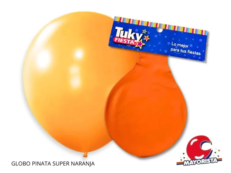 [9808] GLOBO PINATA SUPER NARANJA - TUKY