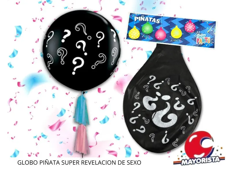[9198] GLOBO PINATA SUPER REVELACION DE SEXO - TUKY