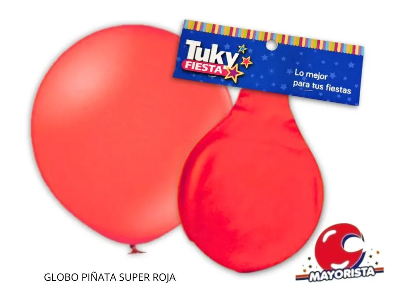 [9506] GLOBO PINATA SUPER ROJA - TUKY