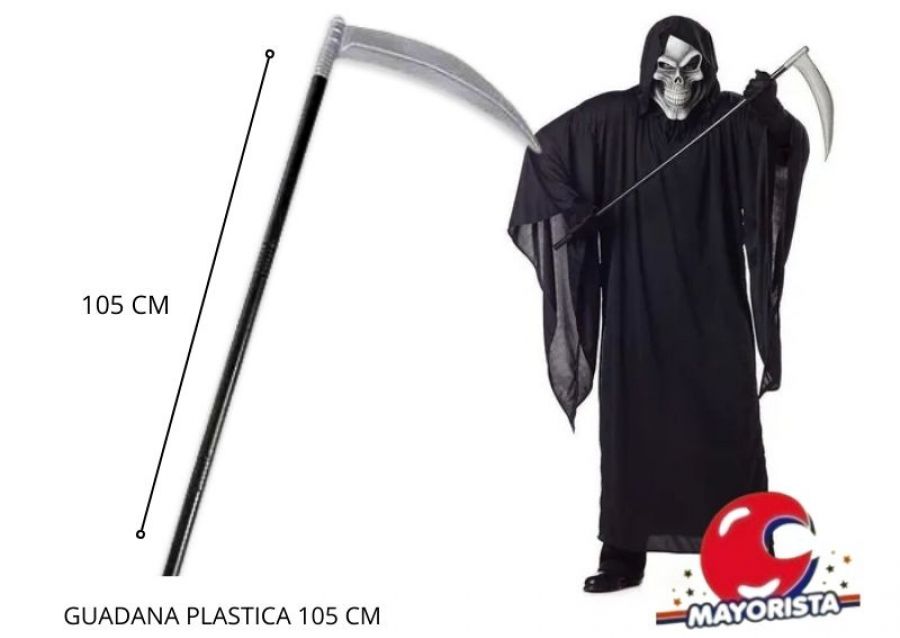 [4209] GUADANA PLASTICA 105 CM HALLOWEEN - ADRIANA