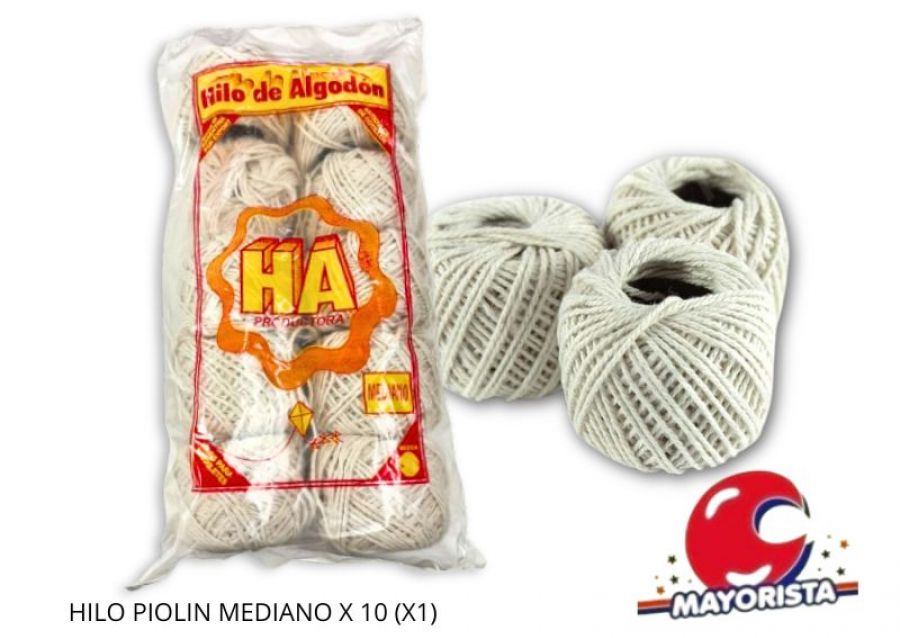 HILO PIOLIN MEDIANO X 10 (X1) HUMBERTO ARENA