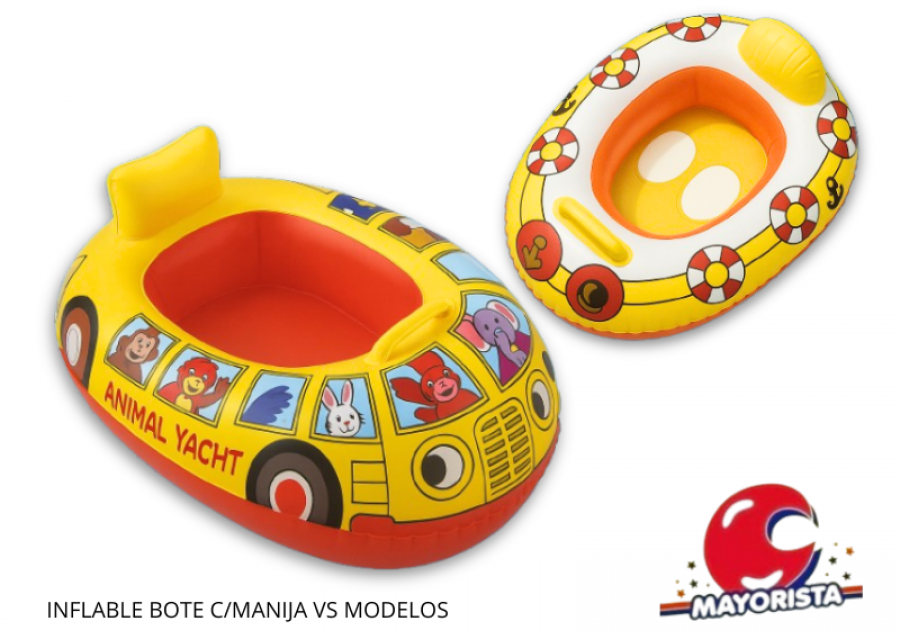 [3663] INFLABLE BOTE PASAPIE C/MANIJA VS MODELOS SAN LI TOYS (DD80451/INFA007) - SOL