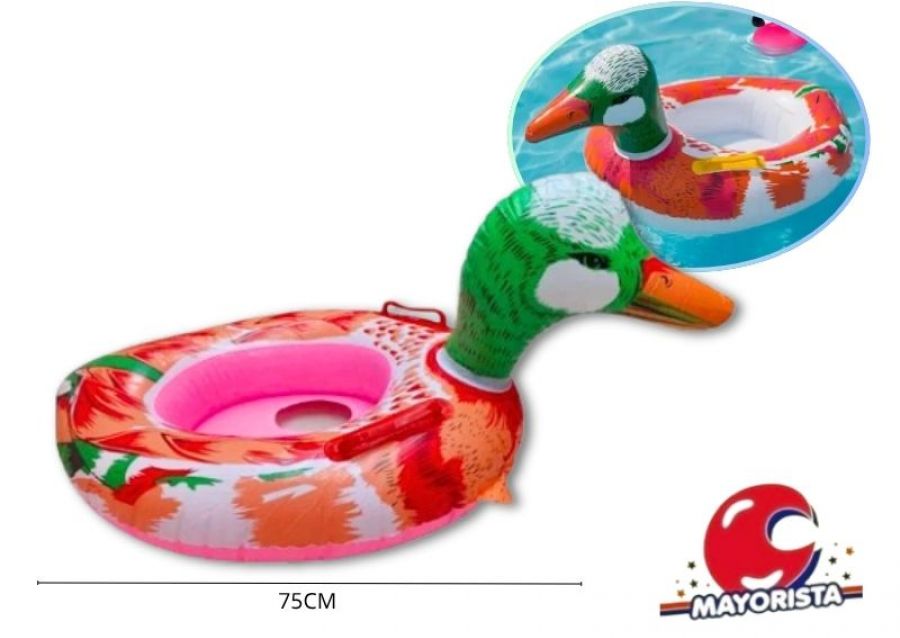 [1531] INFLABLE BOTE PASAPIE PATO 75CM SAN LI TOYS (DD-9352/INFA001) - SOL