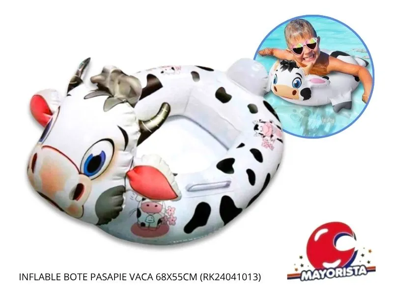 [7798322284392] INFLABLE BOTE PASAPIE VACA 68X55CM (RK24041013) RECKO