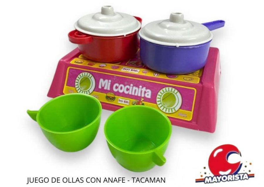 JUEGO DE OLLAS CON ANAFE - TACAMAN