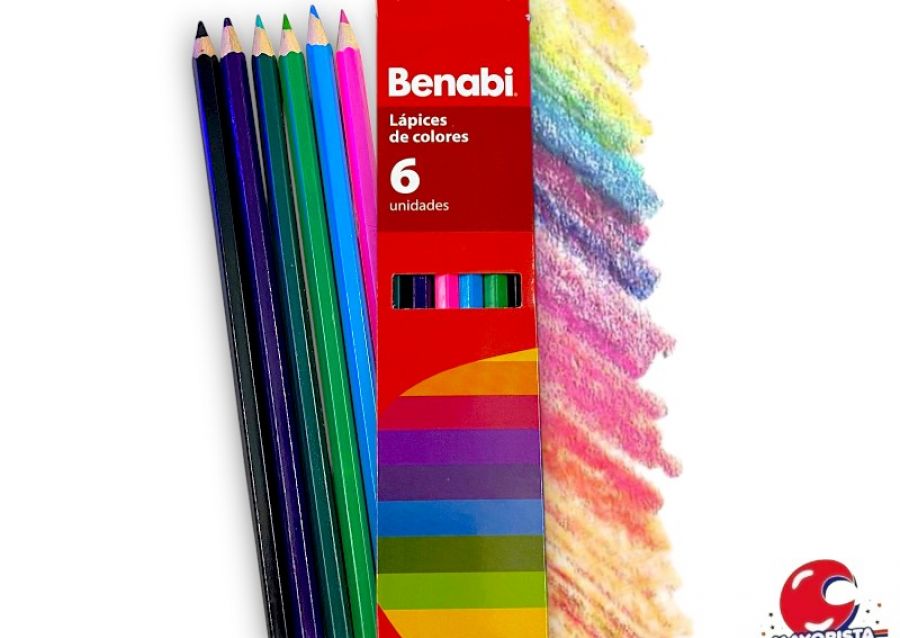 [2000200258148] LAPIZ COLOR LARGO X 6 (BNB25814) BENABI