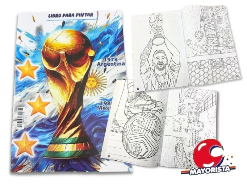 [7796874312598] LIBRITO PARA COLOREAR ARGENTINA MUNDIAL (TIA)