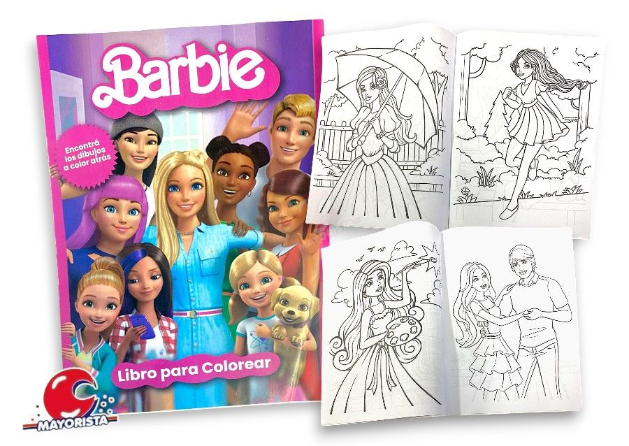 LIBRITO PARA COLOREAR BARBIE (TIA)