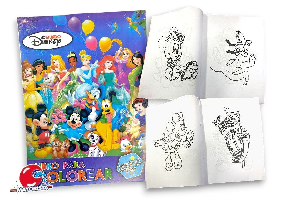 LIBRITO PARA COLOREAR DISNEY (TIA)