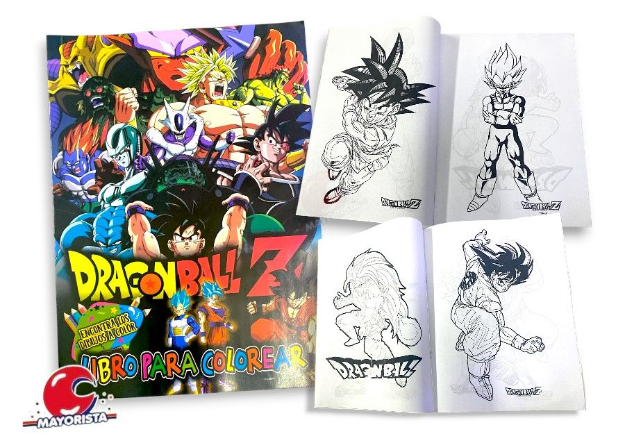 LIBRITO PARA COLOREAR DRAGON BALL (TIA)