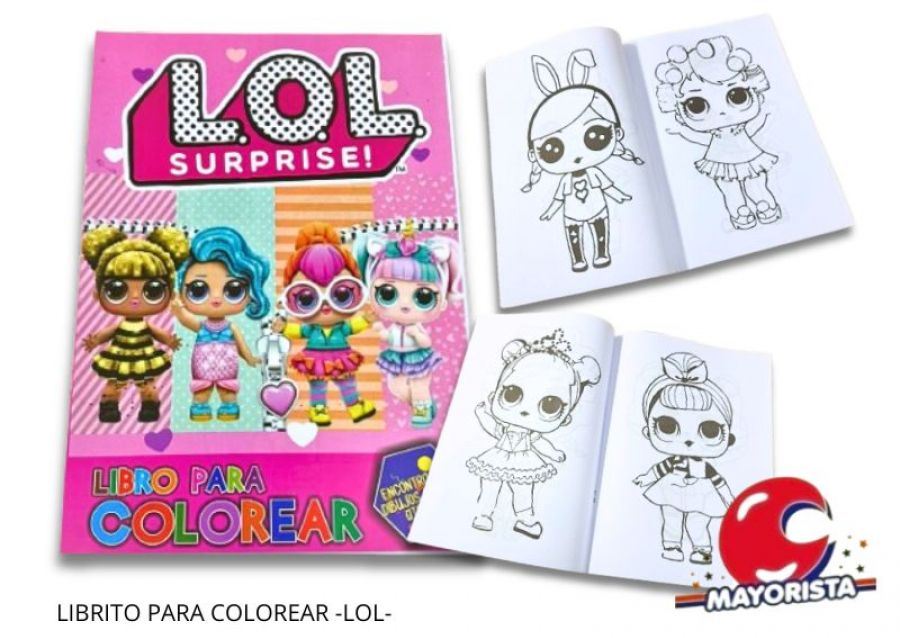 LIBRITO PARA COLOREAR LOL (TIA)