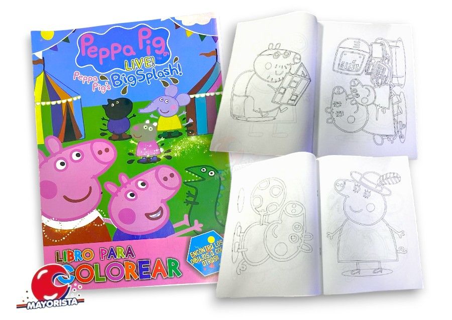 LIBRITO PARA COLOREAR PEPPA PIG (TIA)