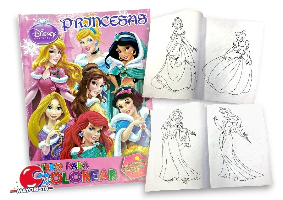 LIBRITO PARA COLOREAR PRINCESAS (TIA)