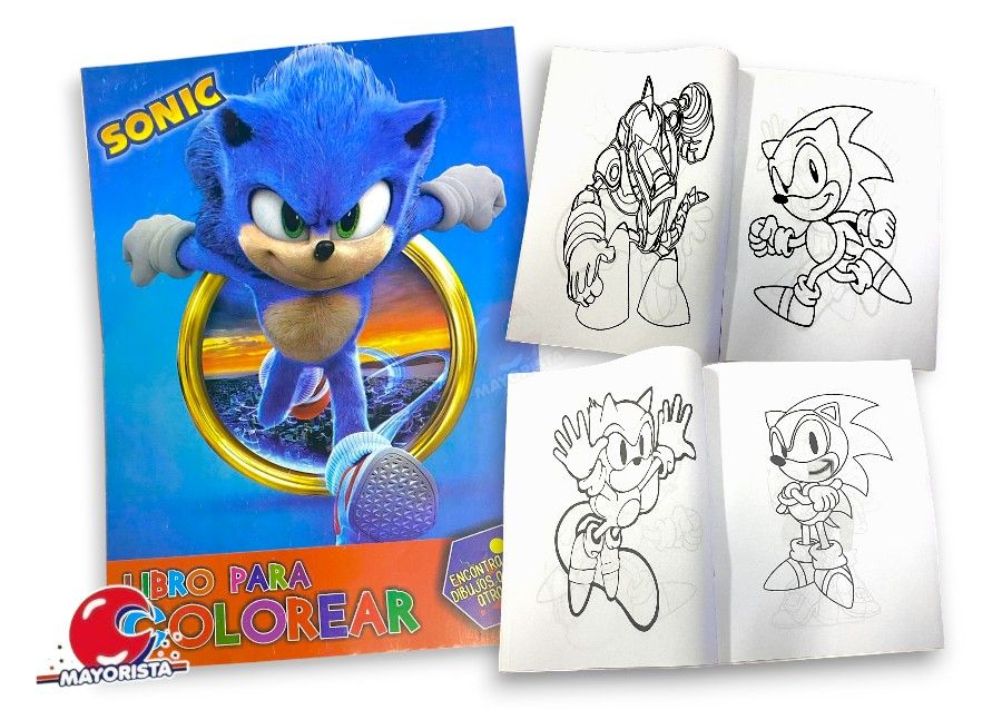 LIBRITO PARA COLOREAR SONIC (TIA)