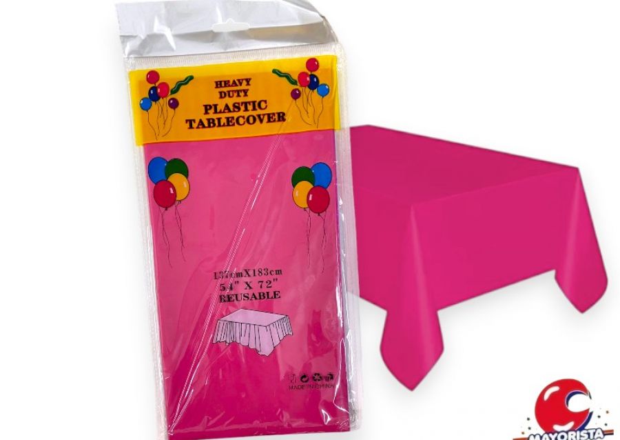 [5161] MANTEL PLASTICO FUCSIA 183X137 (ZLE-CM-01-02) ERIK