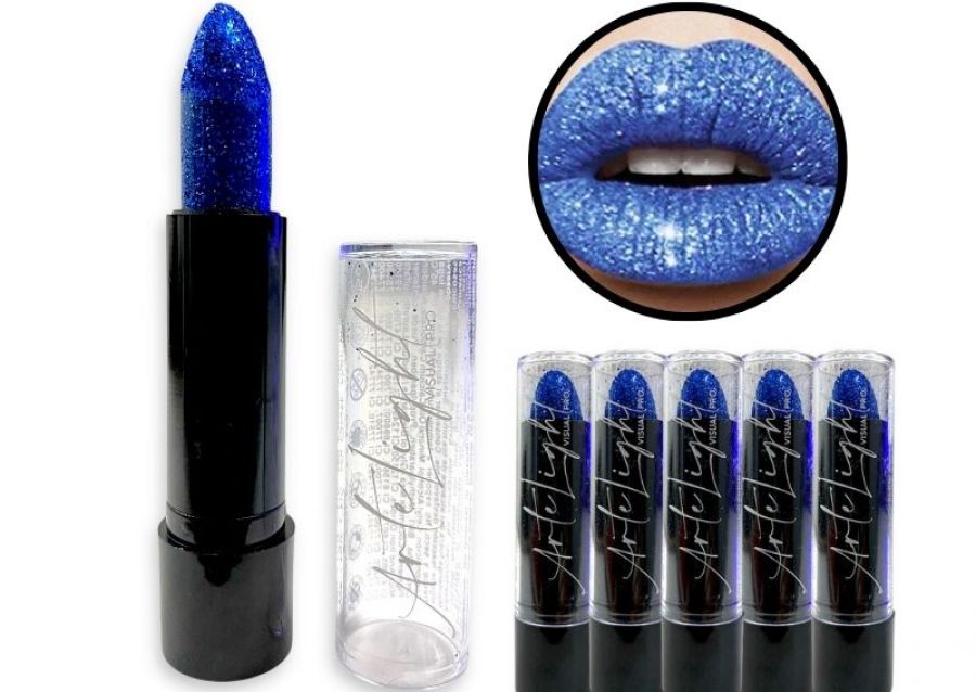 MAQUILLAJE LABIAL C/GLITTER AZUL 5 GRS (7400) ARTELIGHT