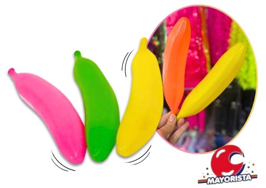 MARACA X 1 BANANA FLUO - VIVES/SUC