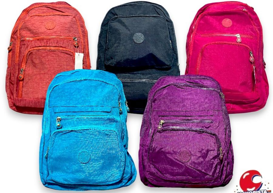 [2024198308050] MOCHILA LONA 5 CIERRES 45CM (805) MODA