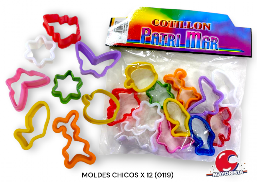 MOLDES CHICOS X 12 (0119) PATRIMAR