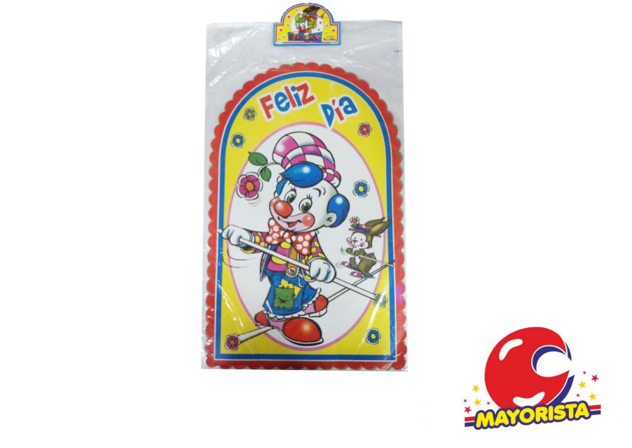 MURAL X 2 PAYASO - TODO COLOR