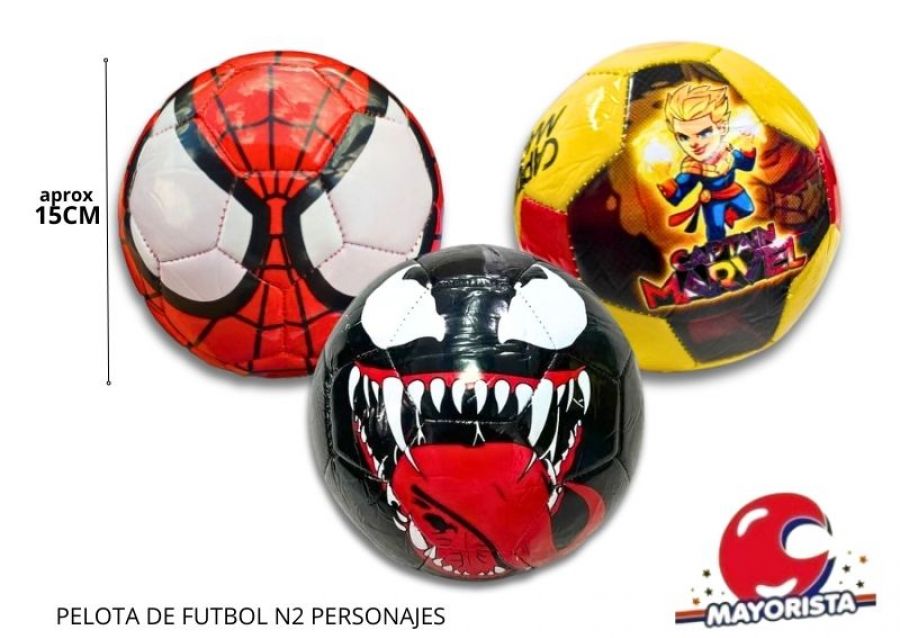 PELOTA DE FUTBOL N2 PERSONAJES (WILY)
