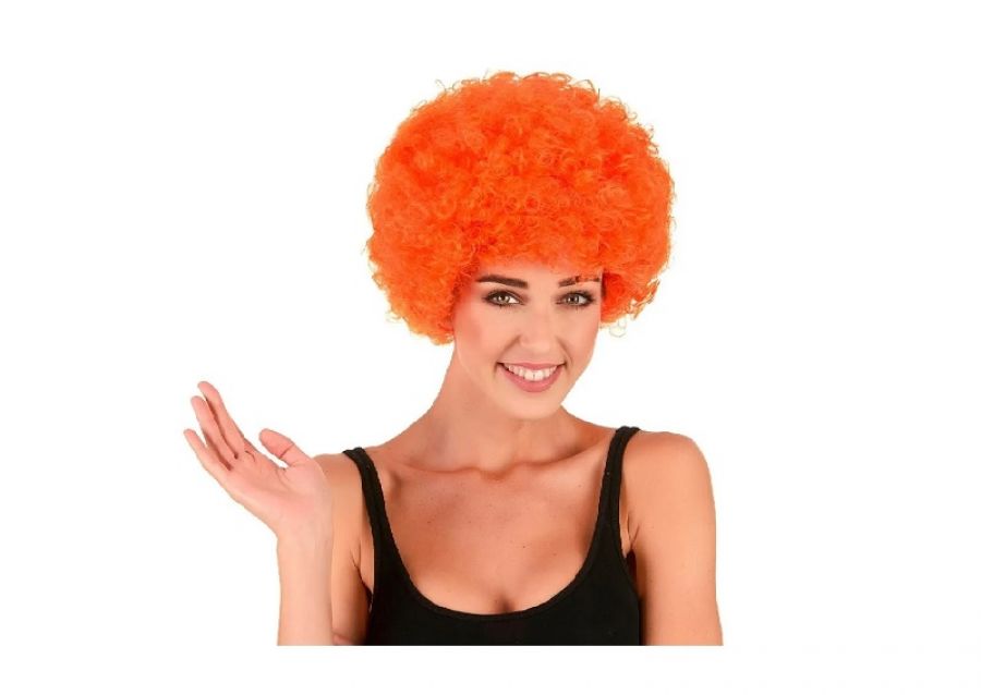 PELUCA RULOS CHICA NARANJA (YJ0450) YJ IMPORT