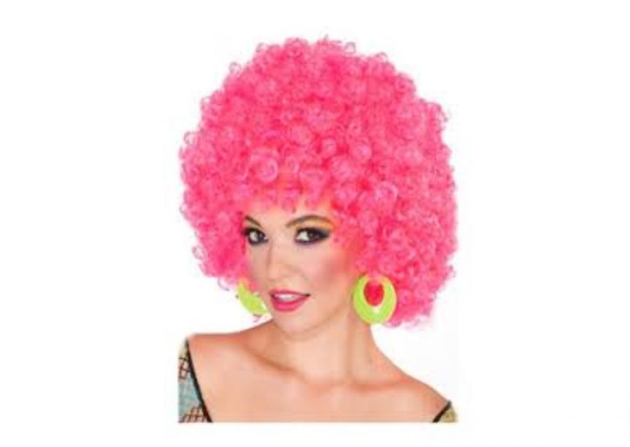 PELUCA RULOS CHICA ROSA (YJ0450) YJ IMPORT